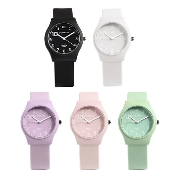 Modeklocka Flicka Studentklocka L1N5 Pink One size