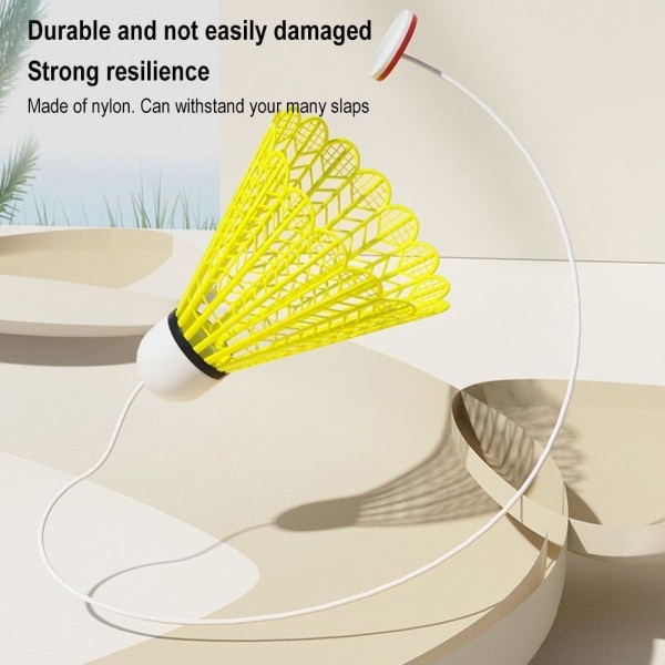 Single Selfstudie Badminton Trainer Kit Telescopic Rod Rebound Pra 1sizeA short racket set