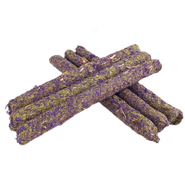6 st Kanin Tuggpinnar Blandade Naturliga Blommor Tuggleksaker Godis fo secondary colours C