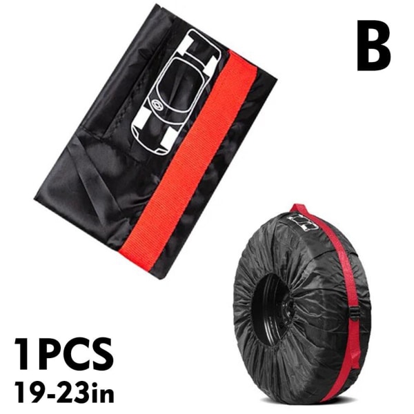 Ny bil reservhjulsväska för bilskydd - Cover Tillbehör Red 19-23inch