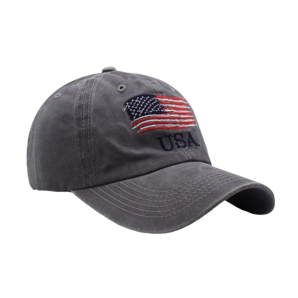 Baseballhattar för män American Flag Patch Andas Mesh Classi grey one-size