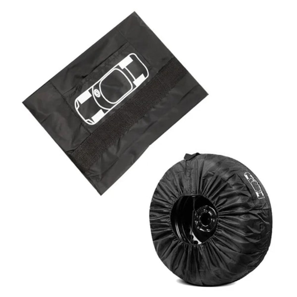 Ny bil reservhjulsväska för bilskydd - Cover Tillbehör Black 19-23inch