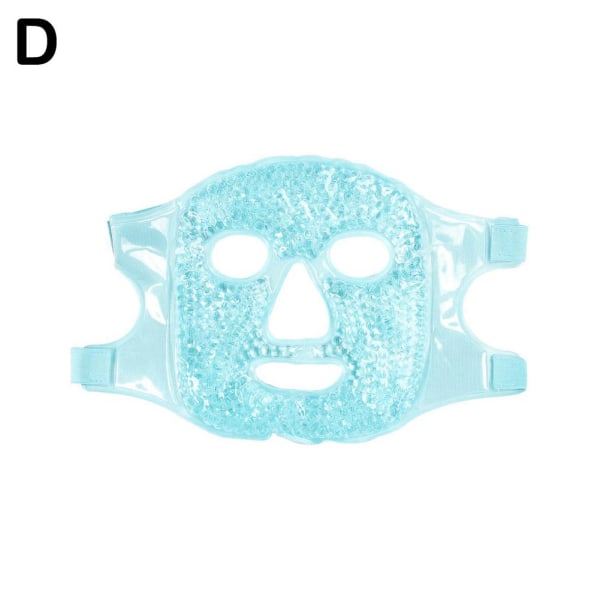 Therapy Gel Beads Ansikts- och ögonmask Hot Cold Compress Ice Pack T blue mask one size