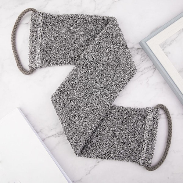 Badhandske i bambufiber med skumgummirubb C8X3 gray 1pcs