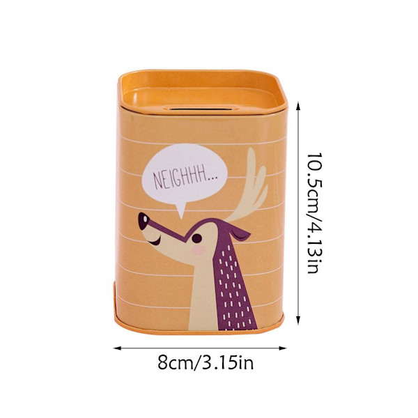 Tecknad Förvaringslåda Spargris Smyckeskrin Kotak Penyimpanan Kotak N9L9 cartoon 1pcs