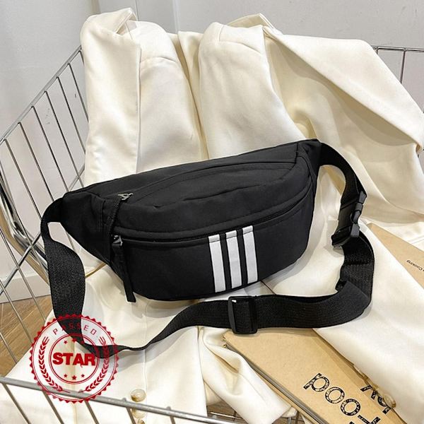 Ins Style Nischdesign Bröstväska Herr Messenger Bag Dam Midja Fritid Japanskt Märke J7R3 White One size