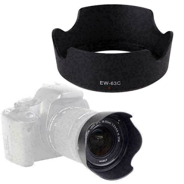EW-63C 700D Motljusskydd för 18-55 mm 1: IS 3,5-5,6 NYTT New O8 D7U3 R4O2