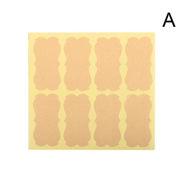 Klistermärke Craft Köksburk Etikett Förvaringsflaska Klistermärke på S1Z8 B brown One-size