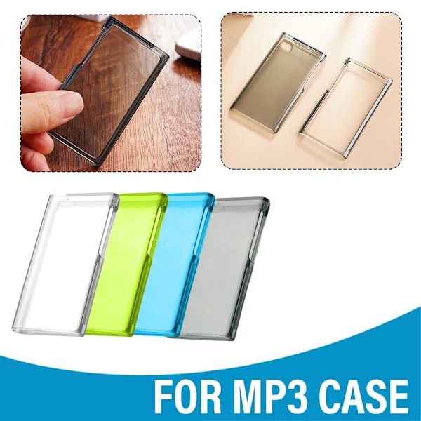 Genomskinlig blank TPU-geléfodral för Apple iPod Nano 7:e generation Translucent green one-size