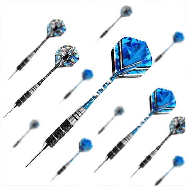 Dartpilar med ståltipp, stålskaft, professionellt set X1 ■н ✨; Y2