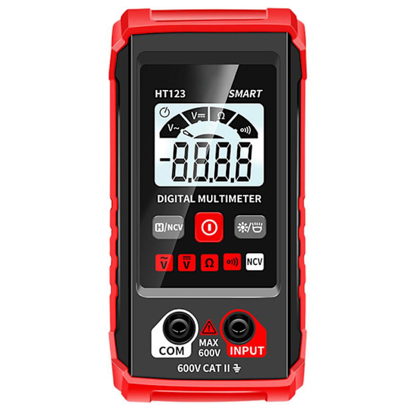 Generisk Digital Multimeter, Voltmeter, HT123 Digital Multimeter, 2000 Räknare, Automatisk Smart Digital Multimeter, Multimetertestare, Icke Co