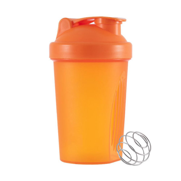 Sports Portable Praktisk Rörkopp Shaker Cup Sportvatten pink 400ml