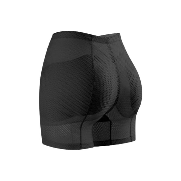Sexiga höftskydd för kvinnor Butt Lifter Shaper Vaddering Trosa Push Up B Middle waist black XL