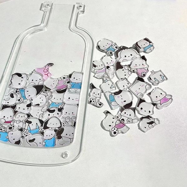 Sanrio Drifting Bottle Akrylpussel Kuromi Pacha Dog Melody Ci Kuromi onesize