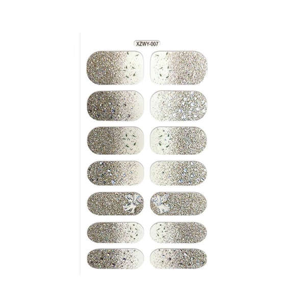Nagelkonst Gel Nagelsticker Nagellacksfilm Naken Full Vår Manikyr Nagelfärg Sommar U0u6 F 1pcs