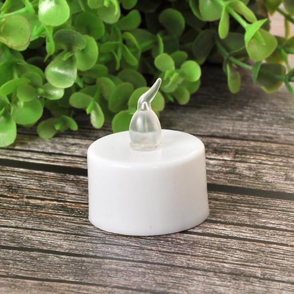 CZQIKEDA Tealights, 1/18/25 st batteridrivna flamlösa LED-te flashing yellowA One-size