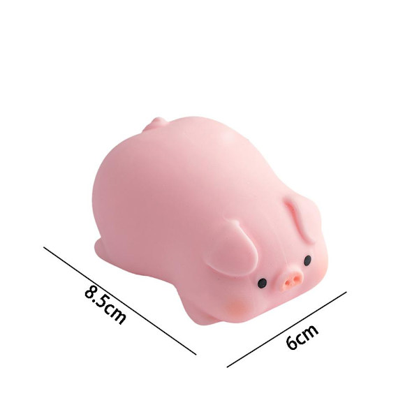 Rolig sensorisk stressleksak, Squishy Toy Rosa gris hundpresenter, nyhet pig one-size
