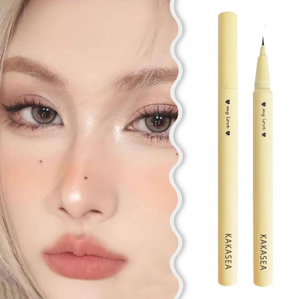 Ultrafin Eyeliner Slim Flytande Långvarig Vattentät Eyeliner Snabbtorkande Mjuk U8r0 02 # Brown 1.5ml