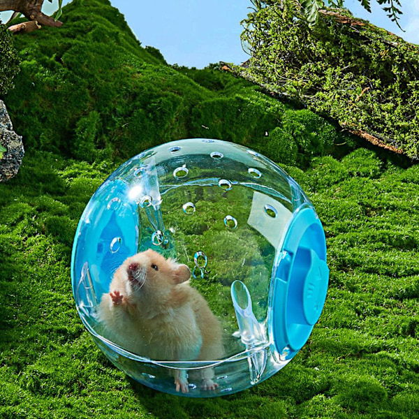 Husdjur Gnagar Möss Hamster Gerbil Jogging Lek Träning Plast Sm Pink 14cm