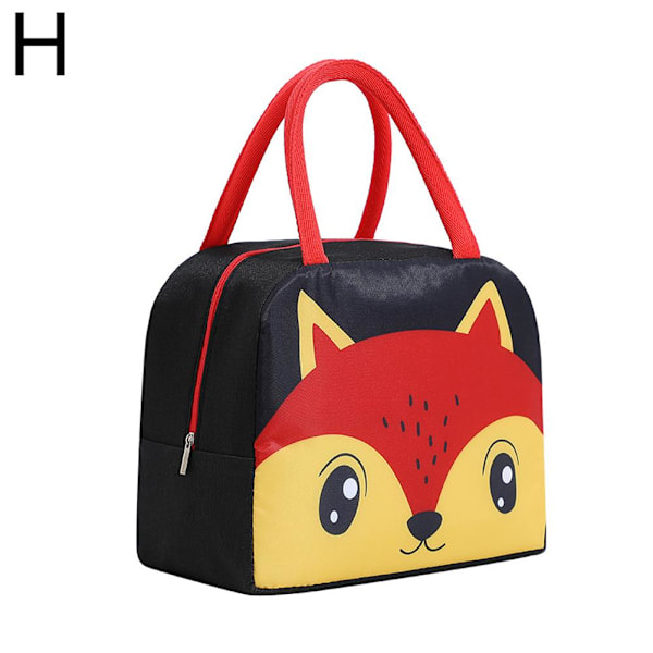 Lunchväska Handväska Lunchlåda Väskor, W1B7 E9F6 black fox One size