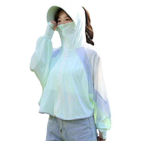 Kvinnor Solskyddskläder Cool med Cap Uv Protection Cyclin white onesize