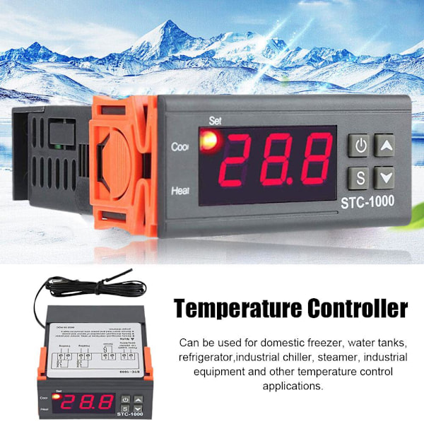 STC 1000  24V 220V Digital Temperaturregulator Termostat C 1pcs