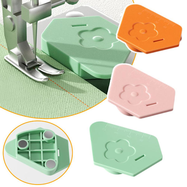 Magnetisk sömguide för symaskin, Universal Gauge Edge Locator Home New green 1pcs