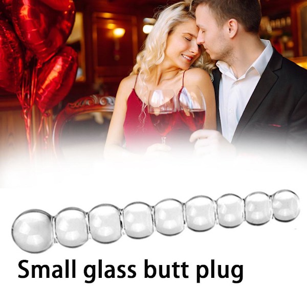 Alternativ liten glas anal cerulean pärlor, dubbelanvändning vuxen