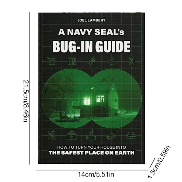 En Navy SeaI's Bug-In Guide & The Amish Ways & No Grid Survival Projects A5-storlek A5A One size