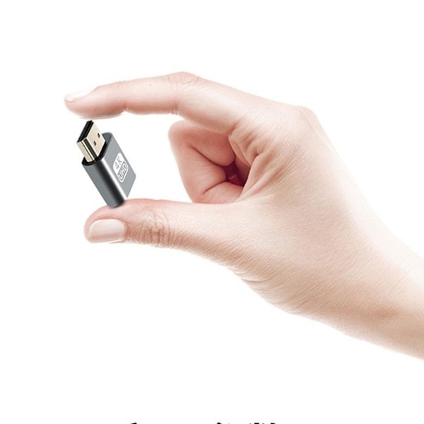 4K UHD DDC EDID HDMI Dummy Adapter Virtuell Plug Headless Display gold One-size