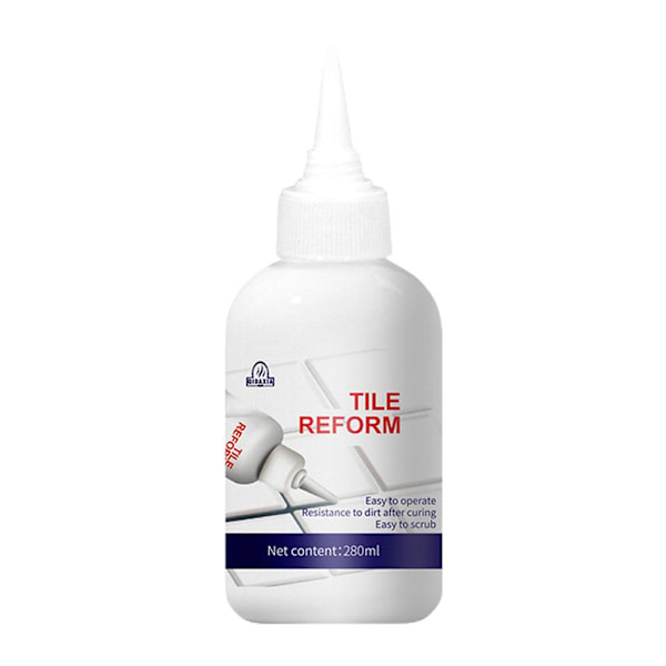 150/280ml Vattentät Kakelfog Reparationsfyllning, Fogmassa .ne Kakelplattor M1X4 whiteB 280ml