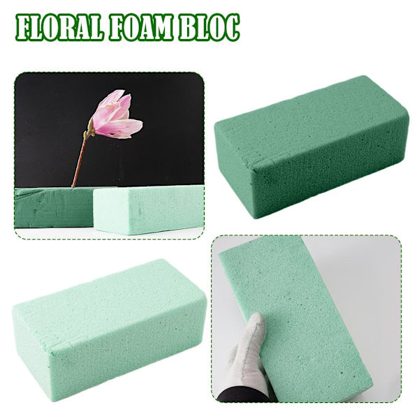 Artificiell torkad färsk blomma lera skumhållare tegelblock för fl Flower paste one-size