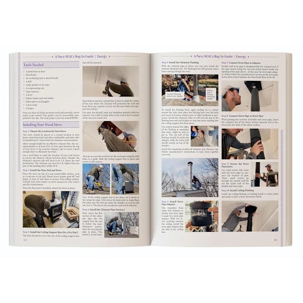 En Navy SeaI's Bug-In Guide & The Amish Ways & No Grid Survival Projects A5-storlek A5A One size