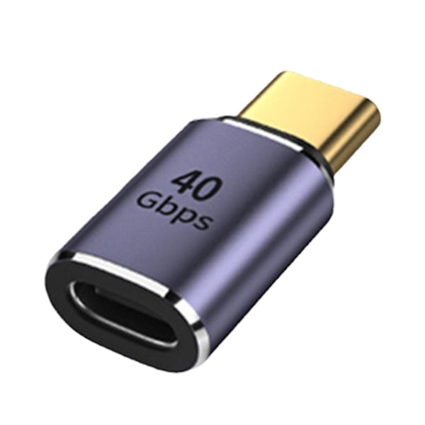 100W 40Gbps USB-C till USB-C-adapter Typ C Snabbladdningskonverter Female to Female one-size
