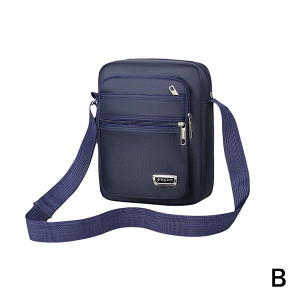 Axelremsväska messenger väska nylontyg α▲ δс ✨ш у✨  blue onesize