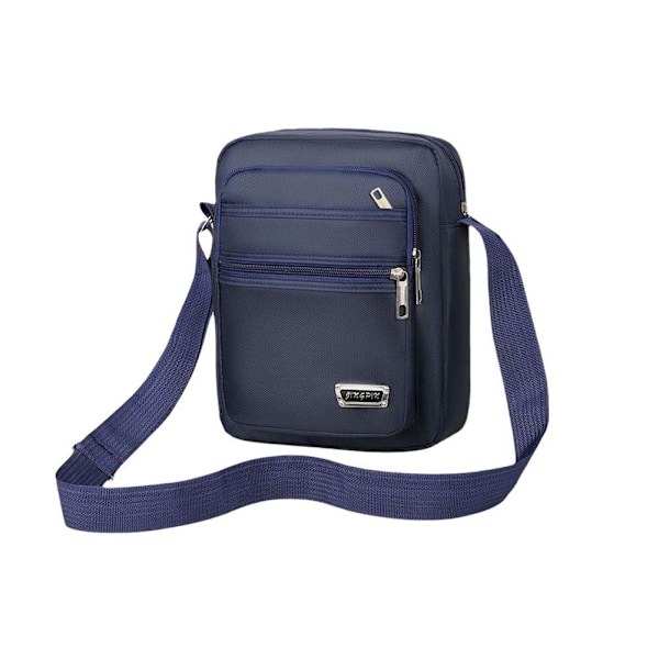 Axelremsväska messenger väska nylontyg α▲ δс ✨ш у✨  blue onesize