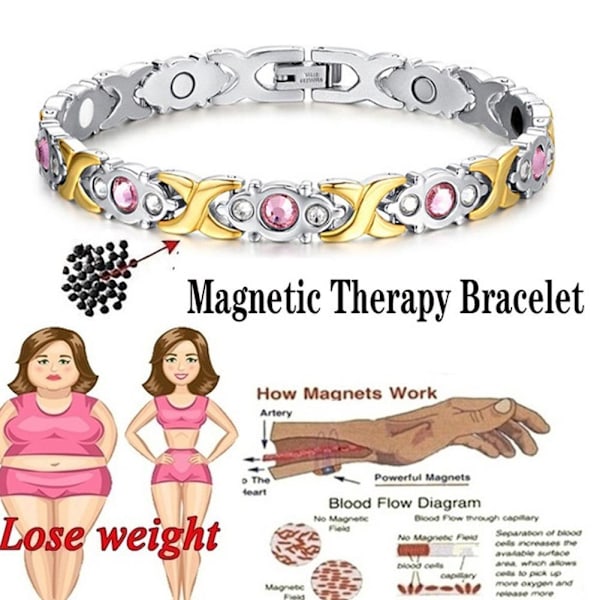 Magnetiskt armband smärtlindring karpaltunnel artrit män kvinnor C One-size