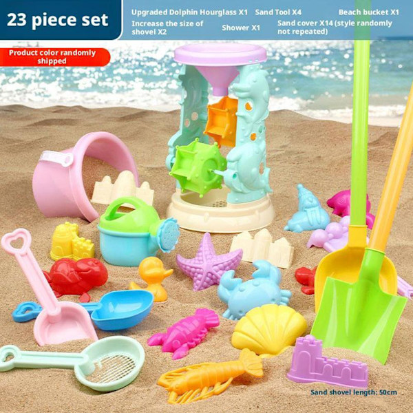 23 st Strand Barn Lek Sandleksaker Pojkar Och Flickor Gräv Sand Lek 15PCS 1set
