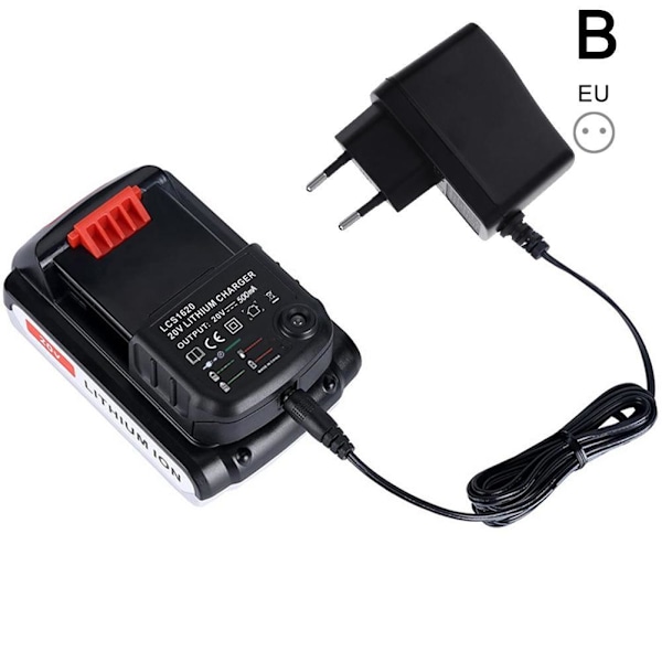 20V Litiumbatteriladdare för Black & Decker US FastUS. Multi-colorA US
