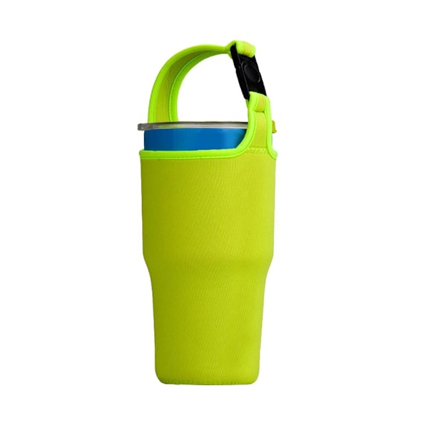 Tumbler Väska Isolerad Mugg Hängare Flaska Skyddsfodral För 30OZ Isbar Mugg Mugghållare E0V2 fruit green 1pcs