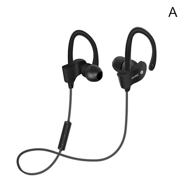 56S Bluetooth trådlösa hörlurar sportlöpning öronsnäckor hand- black one-size