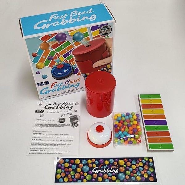 NYTT Match Color Line Bingo Brädspel Roligt Snabba Pärlor Gripande 2 Spelare G F5K4