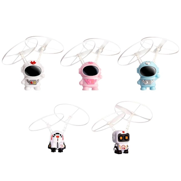 Ny Långvarig Trådman Astronaut Flygplan Gyroskopisk Induktionsupphängning Barnleksaker C4s3 Pink 1set