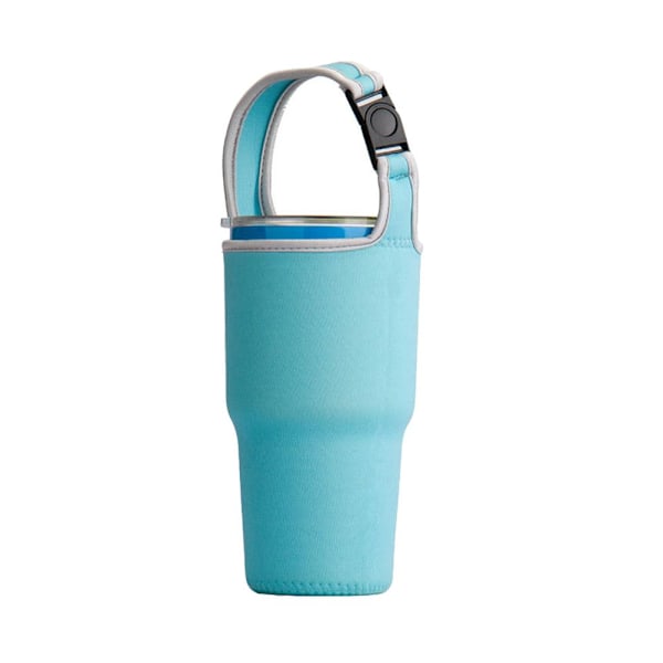 Tumbler Väska Isolerad Mugg Hängare Flaska Skyddsfodral För 30OZ Isbar Mugg Mugghållare E0V2 sky blue 1pcs