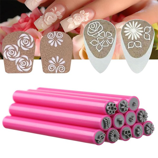 Nagelkonststämpelstiftset – Precisionsverktyg för nageldesign med lätt penB 15pcs