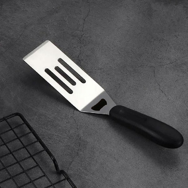 Stekspade Matlagning Fisk Skiva Biff Spatel Slitsad NYTT Verktyg kök S7W3