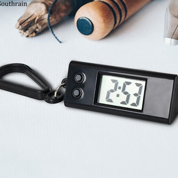 Silent ABS Digital Electronic Clock Student Exam Study Library P Black One-size