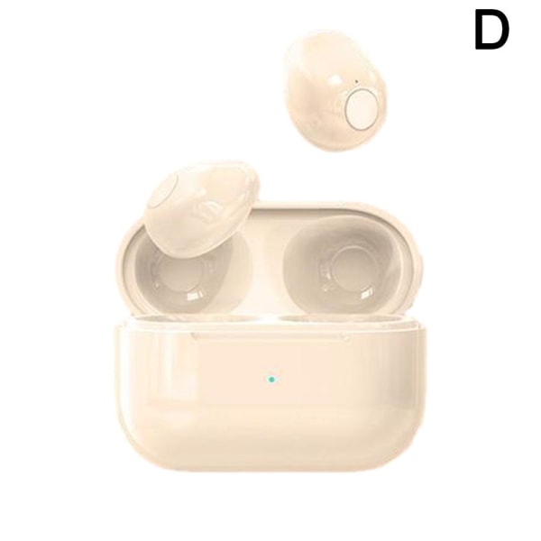 Mini Earbuds Invisible Sleep Headphone Bluetooth vattentät öron black one-size
