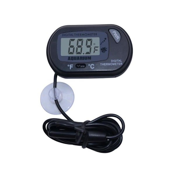 Digital LCD-skärmsensor Akvarietermometer Kabelansluten Fisk Temperaturmätare Temp C5 yellow One-size