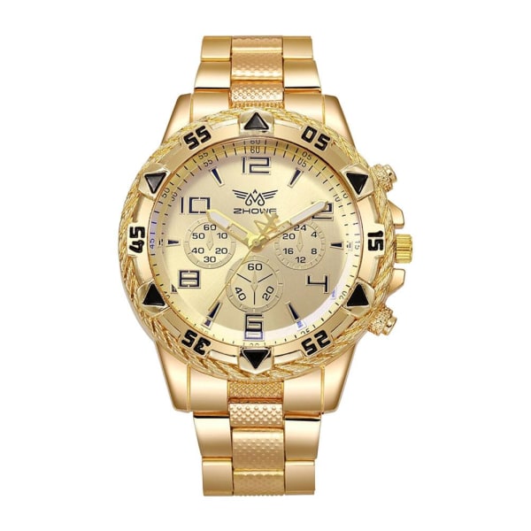 Herr Quartz Watch Automatisk Watch Korean Fashion Student Waterp Gold One size